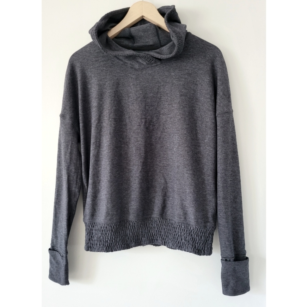 Lululemon  Dark Charcoal Gray Hoodie Sweater Size 6
